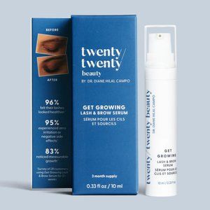 Twenty / twenty beauty Get Growing Lash & Brow Serum 0.33 fl oz /10 ml Eyelashes